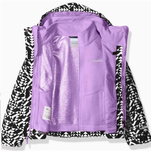 Columbia Girls' Bugaboo Fleece Interchangeable winter snowboard ski Jacket sz XS - Picture 1 of 9